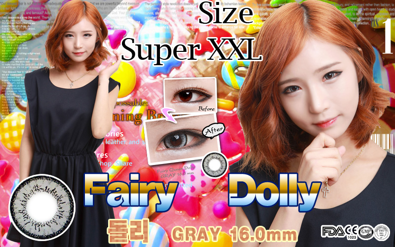 [6-Months] Fairy Dolly Gray (2pcs)