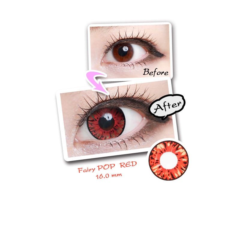 [6-Months] Fairy POP Red (2pcs)