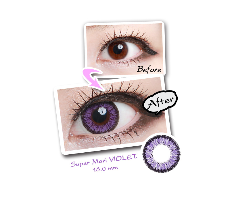 [6-Months] Super Mari Violet (2pcs)