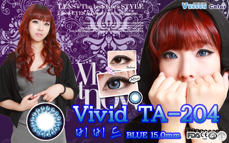 [6-Months] TA204 - Vivid Blue (2pcs)