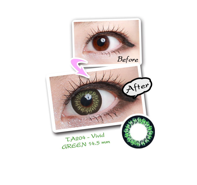 [6-Months] TA204 - Vivid Green (2pcs)