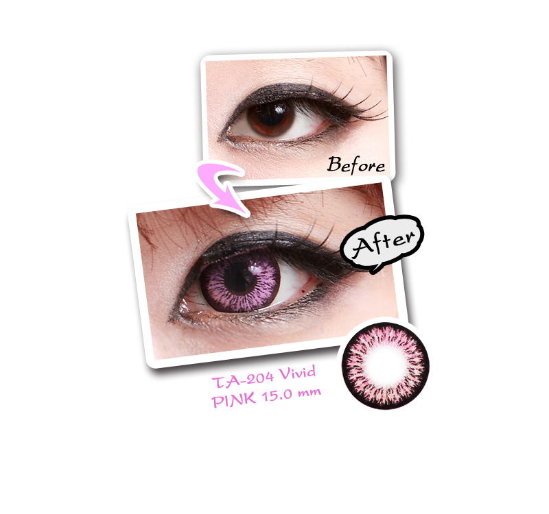 [6-Months] TA204 - Vivid Pink (2pcs)