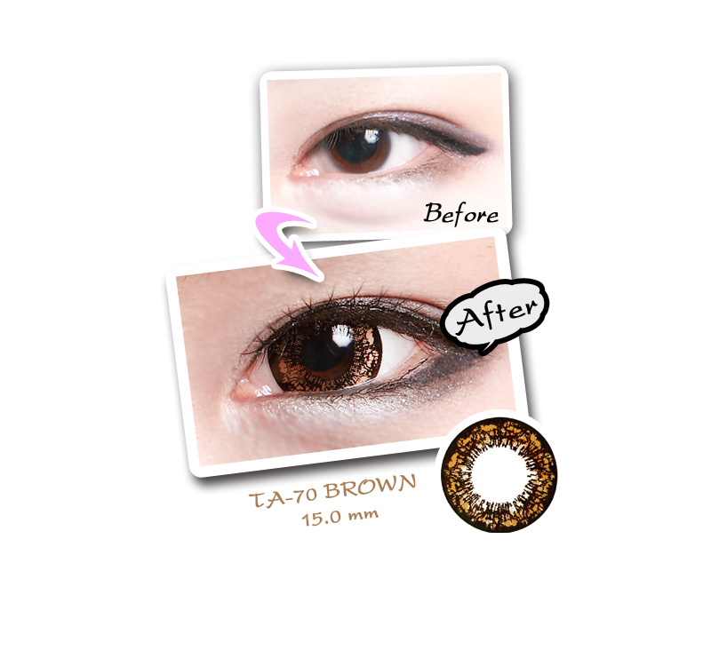 [6-Months] Tania-70 Brown (2pcs)